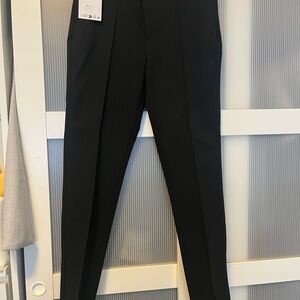 Zara Black Tailored low -Rise Trousers